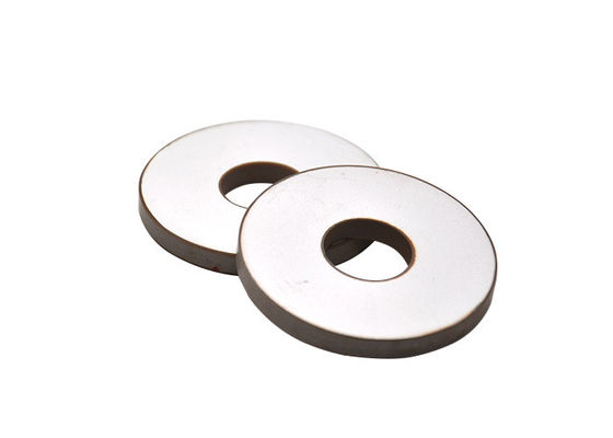 1100pF 54KHz Piezo Ceramic Ring 30x12x5mm For Cleaning Transducer