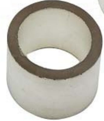 Lead Zirconate Titanate Piezoceramic Tube 100KHz For Ultrasonic Hydrophone